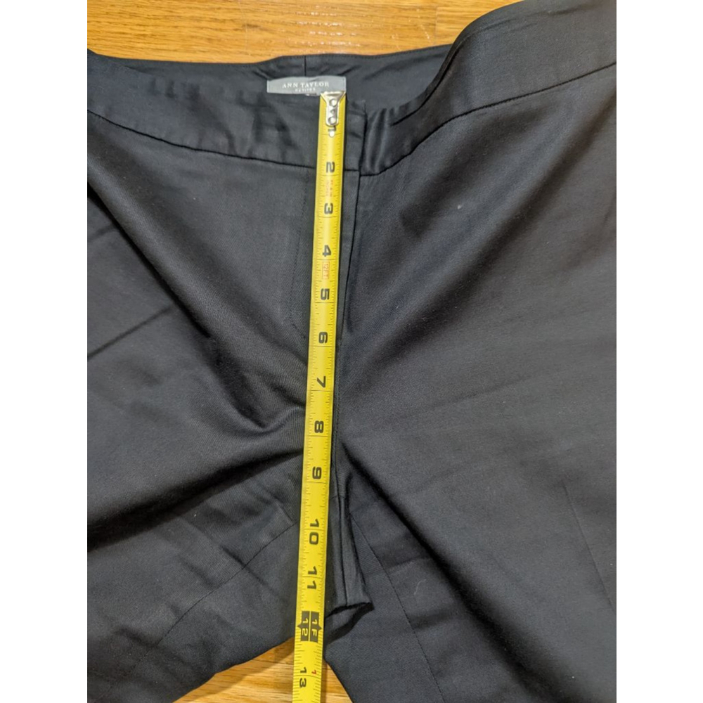 Ann Taylor Black Wide Leg Petite Pants Size 4P - Picture 6 of 11